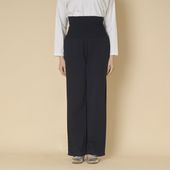 SAIFUKU/のびるニットパンツ ワイドタイプ